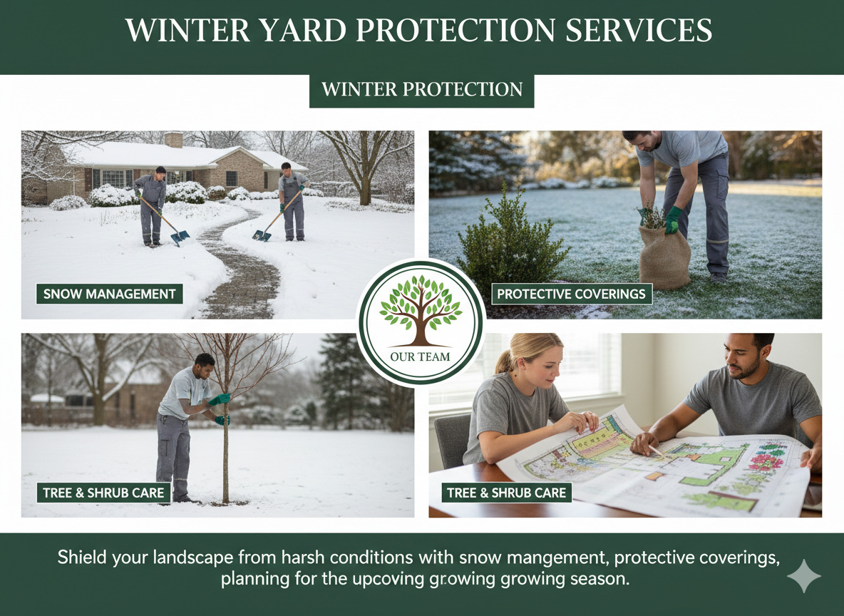 Winter yard protection services
